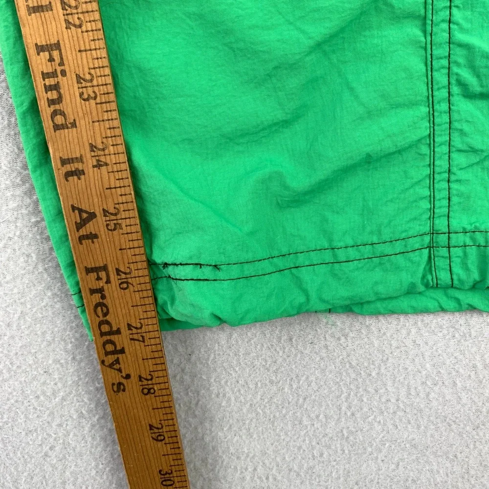 Love Tree Parachute Cargo Pants Womens Medium Green Streetwear Nylon Y2K Baggy - Picture 9 of 11